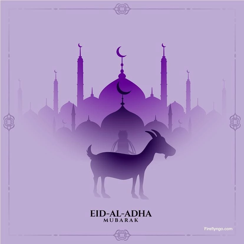 Firefly NGO Eid greeting social media post